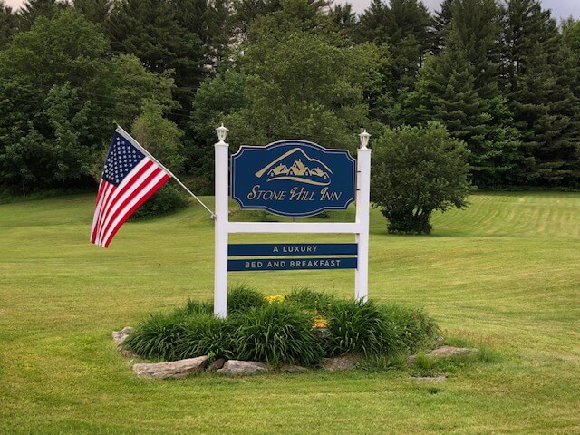 Stone Hill Inn - Entrance Sign