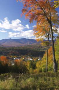 Stowe Vermont Autumn Foliage