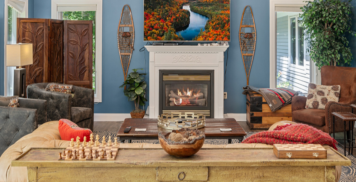 Common areas at BnB in Stowe