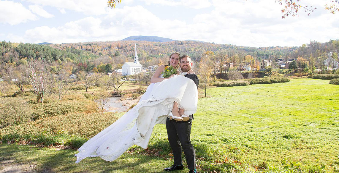 New England Elopement in Stowe Vermont