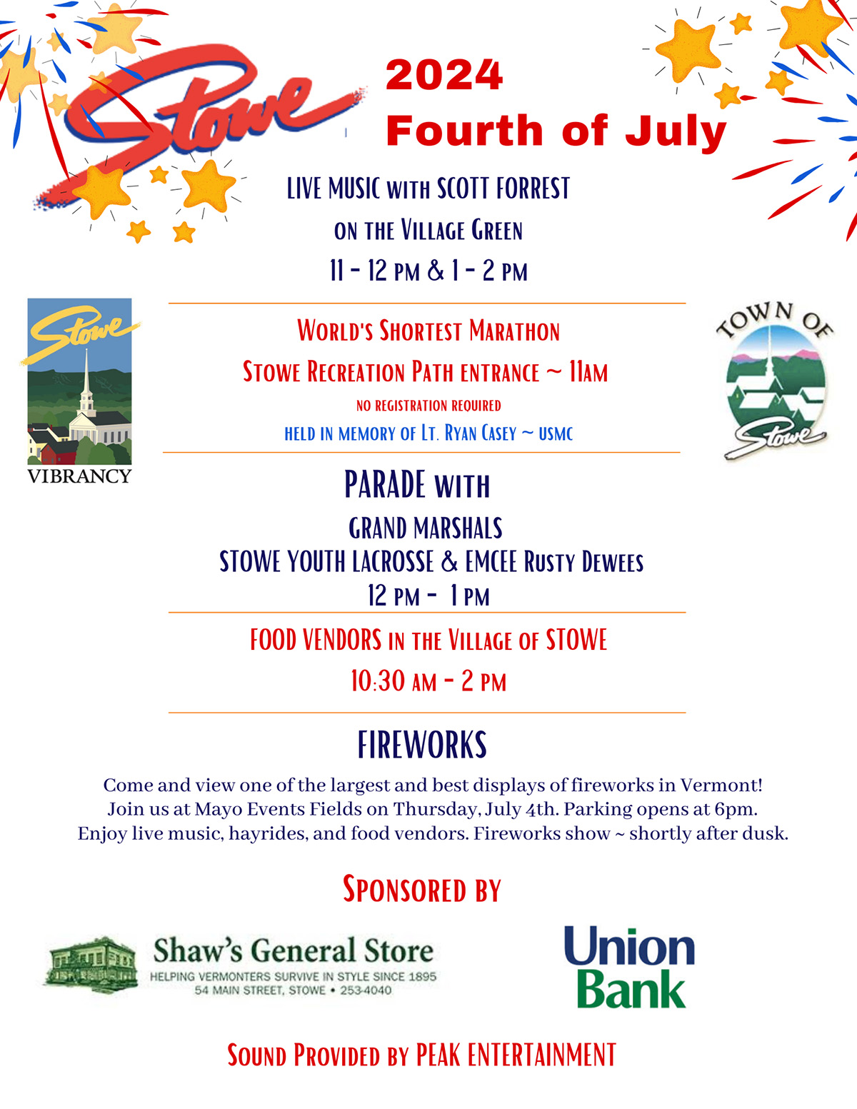 Stowe 4th of July Celebration - Vermont