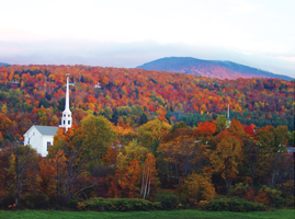 Stowe Vermont Fall Foliage