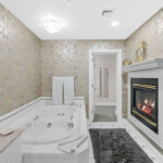 West Branch luxury jetted tubs with fireplaces